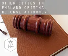 Other cities in England  criminal defense attorney