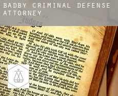 Badby  criminal defense attorney