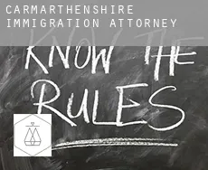 Of Carmarthenshire  immigration attorney